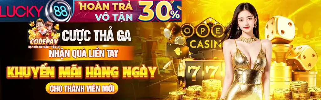 Các biểu ngữ khuyến mãi hấp dẫn với tiền thưởng và hoàn trả.